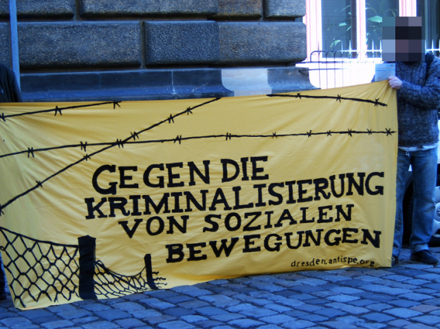 Demonstration in Dresden