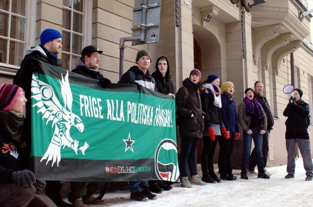 Demonstration in Stockholm